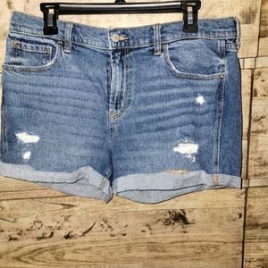OLD NAVY BOYFRIEND SHORT MID-RISE - SIZE 12
